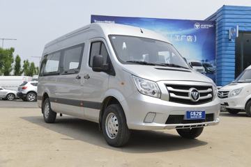 福田商务车 图雅诺 177马力 2.8T柴油 9座 长轴中顶客车