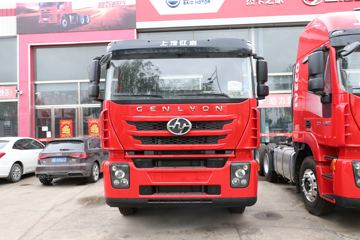 上汽红岩 杰狮M500重卡 450马力 6X4牵引车(435后桥)(平顶)(CQ4256HXVG334)