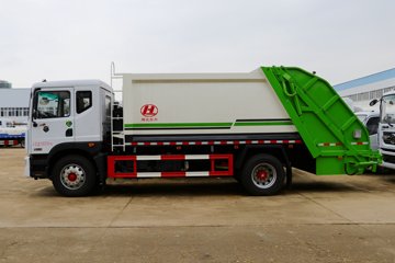 东风多利卡底盘&nbsp;垃圾运输车外观图片