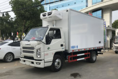 江铃 顺达窄体 129马力 4X2 4.15米冷藏车(程力威牌)(CLW5043XLCJ6)