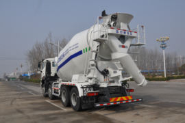 重汽豪瀚底盘&nbsp;混凝土搅拌车外观                                                图片