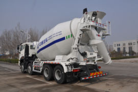 重汽豪瀚底盘&nbsp;混凝土搅拌车外观                                                图片