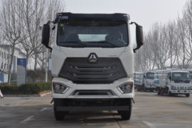 重汽豪瀚底盘&nbsp;混凝土搅拌车外观                                                图片