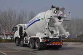 重汽豪沃(HOWO)底盘&nbsp;混凝土搅拌车外观                                                图片