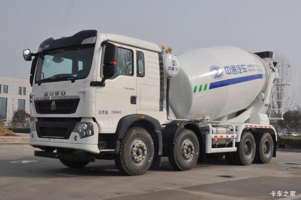 中国重汽 HOWO T5G 340马力 8X4 7.8方混凝土搅拌车(东岳牌)