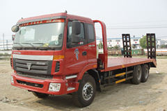 福田 欧曼 336马力 6X4 平板运输车(神狐牌)(HLQ5251TPBB)