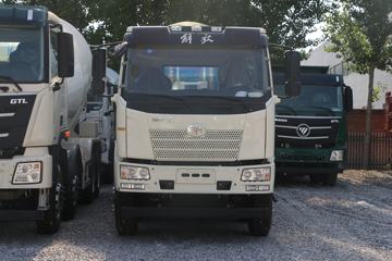 一汽解放底盘&nbsp;混凝土搅拌车外观                                                图片