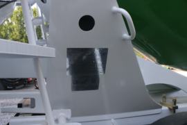 一汽解放底盘&nbsp;混凝土搅拌车上装                                                图片