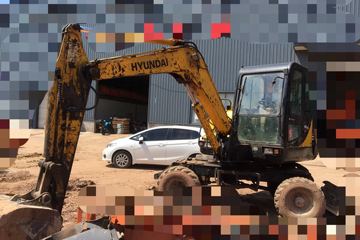 现代 R60W-7轮式挖掘机