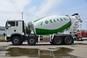 重汽豪沃(HOWO)底盘&nbsp;混凝土搅拌车外观                                                图片