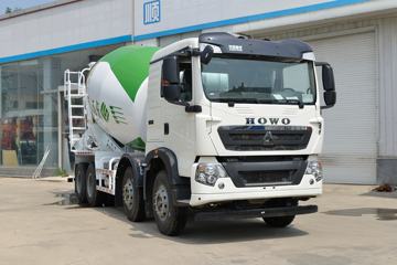 重汽豪沃(HOWO)底盘&nbsp;混凝土搅拌车外观                                                图片
