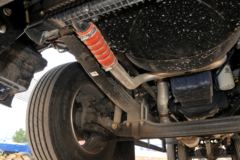 陕汽载货车 德龙N3000 复合版 220马力 4X2 6.75米排半栏板载货车(YTQ1180FM50A0)