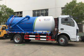 东风多利卡底盘&nbsp;吸污/吸粪车外观图片