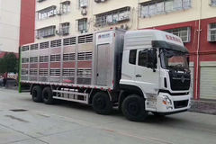 东风商用车 天龙VL重卡 420马力 8X4 9.35米畜禽运输车(程力威牌)(CLW5310CCQD5)