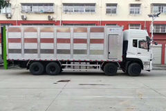 东风商用车 天龙VL重卡 420马力 8X4 9.35米畜禽运输车(程力威牌)(CLW5310CCQD5)