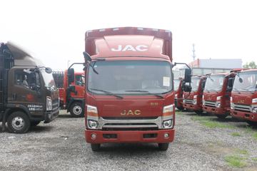 江淮 帅铃Q6 160马力 3.85米排半仓栅式轻卡(宽体)(国六)(HFC5048CCYB71K3C7S)