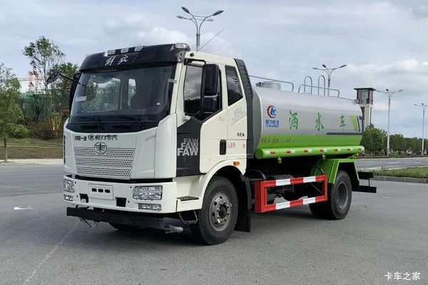 一汽解放 J6L 180马力 4X2 洒水车(程力威牌)