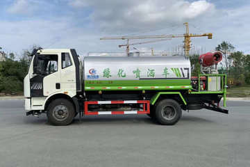 一汽解放底盘&nbsp;洒水车/喷洒车外观图片