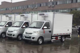 开瑞绿卡底盘&nbsp;冷藏车外观图片