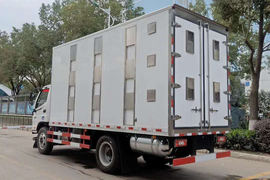 福田欧马可底盘&nbsp;畜禽运输车外观图片