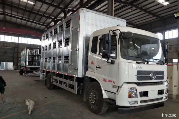 东风商用车 天锦中卡 220马力 4X2 雏禽运输车(程力威牌)(CLW5182XCQD5)