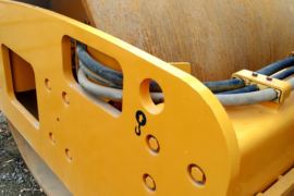 龙工 单钢轮压路机&nbsp;压路机外观图片