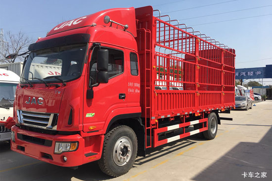 江淮 骏铃V9 220马力 4X2 6.8米仓栅式载货车(HFC5180CCYP91K1D4NV)