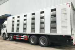 福田 欧曼新ETX 320马力 8X4 雏禽运输车(程力威牌)(CLW5310XCQB5)