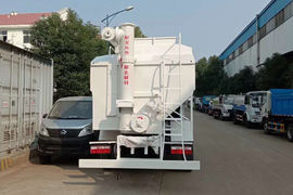 东风福瑞卡底盘&nbsp;粉粒物料运输车外观图片