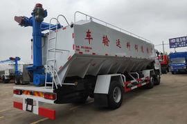 陕汽商用车底盘&nbsp;粉粒物料运输车外观图片