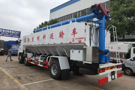 陕汽商用车底盘&nbsp;粉粒物料运输车外观图片