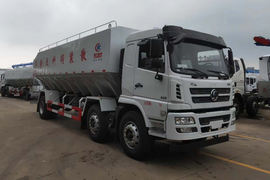 陕汽商用车底盘&nbsp;粉粒物料运输车外观图片