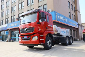 陕汽重卡 德龙新M3000 轻量化版 430马力 6X4 LNG牵引车(国六)(SX4259MD4TLQ1)