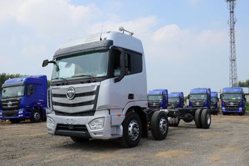 福田 欧曼EST 6系重卡 标载型 320马力 6X2 9.6米栏板载货车(BJ1259VMPKP-AA)