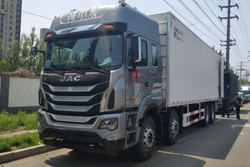 江淮 格尔发K5W 460马力 8X4 9.45米冷藏车(12挡)(HFC5321XLCP1K4H45S3V)
