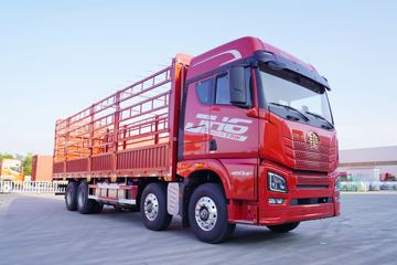 青岛解放 JH6重卡 460马力 8X4 9.4米仓栅式载货车(CA5310CCYP25K2L7T4E5A80)