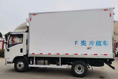 陕汽轻卡 德龙K3000 130马力 4X2 4.08米冷藏车(速比4.333)(YTQ5041XLCKH331)