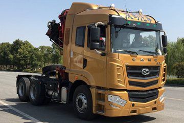 华菱 汉马H6重卡 420马力 6X4随车式起重牵引车(HN5250JQQHB42C6M5)
