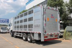 东风商用车 天龙VL 420马力 8X4 9.35米畜禽运输车(程力威牌)(CLW5310CCQD5)