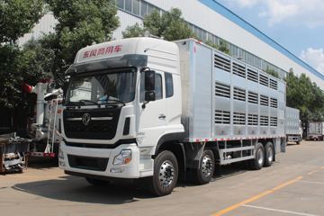 东风商用车 天龙VL 420马力 8X4 9.35米畜禽运输车(程力威牌)(CLW5310CCQD5)