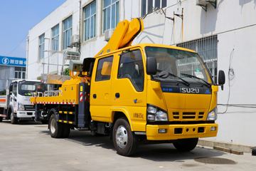 庆铃 五十铃600P 120马力 4X2 双排高空作业车(徐工牌)(XGS5069JGKQ6)