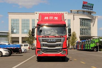 江淮 格尔发A6LⅡ中卡 220马力 4X2 7.8米翼开启厢式载货车(国六)(HFC5181XYKP3K2A57KS)