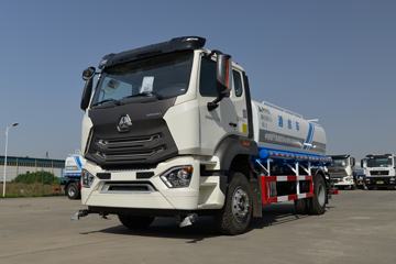 中国重汽 豪瀚N5W 220马力 4X2 洒水车(绿叶牌)(JYJ5185GSSF)