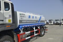 中国重汽 豪瀚N5W 220马力 4X2 洒水车(绿叶牌)(JYJ5185GSSF)