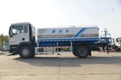 中国重汽 汕德卡SITRAK C5H 220马力 4X2 清洗车(绿叶牌)(JYJ5186GQXF)