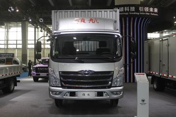 福田 时代领航6 156马力 4.165米单排厢式轻卡(带尾板)(BJ5043XXY-MB)