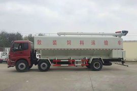 福田欧曼底盘&nbsp;粉粒物料运输车外观图片