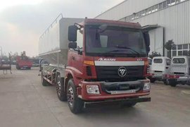 福田欧曼底盘&nbsp;粉粒物料运输车外观图片