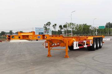 开乐 13米危险品罐箱骨架运输半挂车