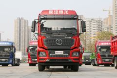 陕汽重卡 德龙M3000S 菁英版 400马力 8X4 9.5米翼开启厢式载货车(SX5319XYKMC456F2)